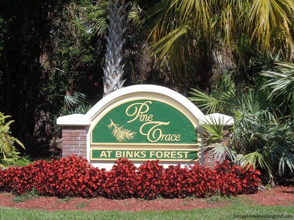 Binks Forest Real Estate for Sale in Wellington FL - Pine Trace
