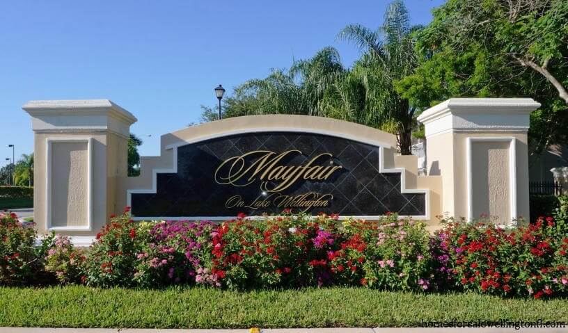 Mayfair on Lake Wellington Sign web